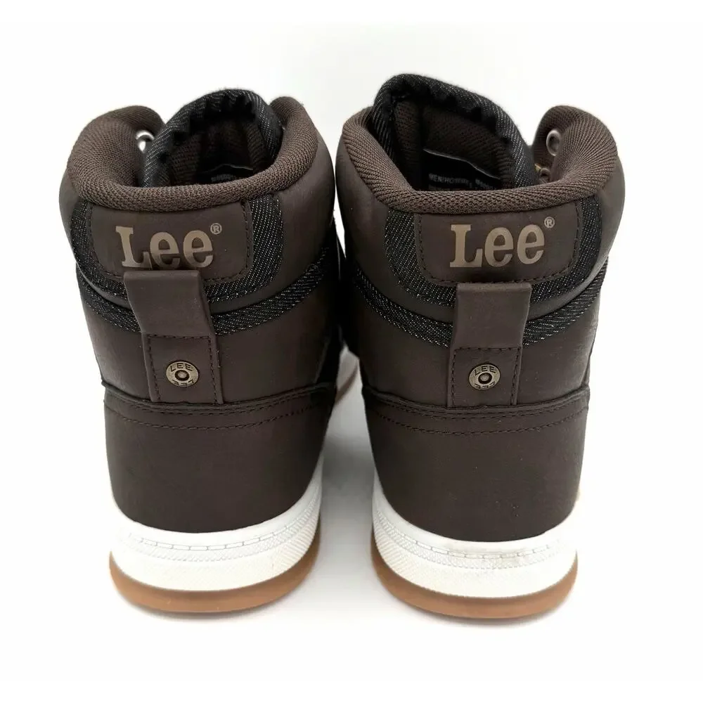 Lee Dayton High Top Sneaker Boots Brown Men’s US 7D M000012-0233